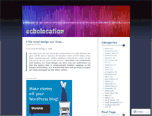 Tablet Screenshot of byecholocation.wordpress.com
