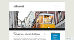 Desktop Screenshot of caitlynuoweb.wordpress.com