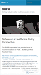 Mobile Screenshot of dufh.wordpress.com