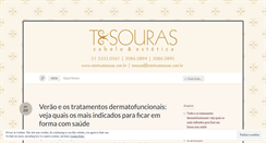 Desktop Screenshot of esteticatesouras.wordpress.com