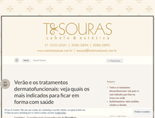 Tablet Screenshot of esteticatesouras.wordpress.com