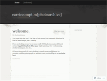 Tablet Screenshot of carriecompton.wordpress.com