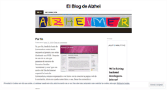 Desktop Screenshot of alzheimercaceres.wordpress.com