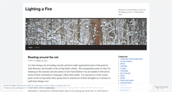 Desktop Screenshot of lightingafire.wordpress.com