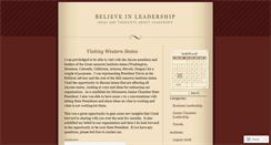 Desktop Screenshot of believe09.wordpress.com