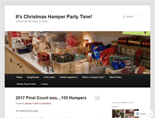 Tablet Screenshot of christmashamperparty.wordpress.com