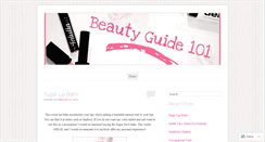 Desktop Screenshot of beautyguide101.wordpress.com