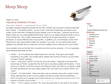 Tablet Screenshot of meepmeep.wordpress.com