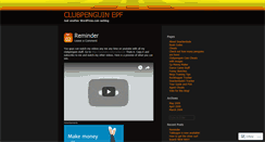 Desktop Screenshot of cpclubpenguinepf.wordpress.com