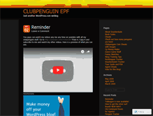Tablet Screenshot of cpclubpenguinepf.wordpress.com