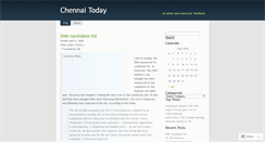 Desktop Screenshot of chennaitoday.wordpress.com