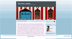 Desktop Screenshot of entretrenesyandenes.wordpress.com