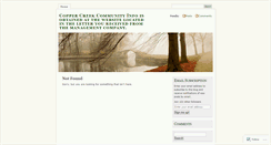 Desktop Screenshot of coppercreekhoa.wordpress.com