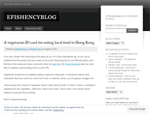 Tablet Screenshot of efishencyblog.wordpress.com