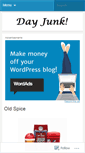 Mobile Screenshot of dayjunk.wordpress.com