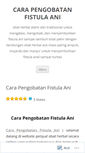 Mobile Screenshot of carapengobatanfistulaani.wordpress.com