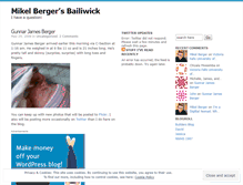 Tablet Screenshot of mikelberger.wordpress.com