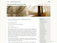 Tablet Screenshot of annapolisbusinessguide.wordpress.com