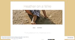 Desktop Screenshot of heatheronawire.wordpress.com