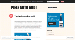 Desktop Screenshot of pieleautoaudi.wordpress.com