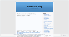 Desktop Screenshot of blackoak.wordpress.com