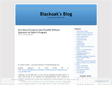 Tablet Screenshot of blackoak.wordpress.com
