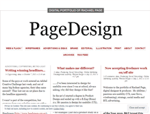 Tablet Screenshot of pageportfolio.wordpress.com