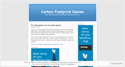 Desktop Screenshot of ecogames.wordpress.com