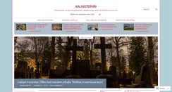 Desktop Screenshot of kalmistopiiri.wordpress.com