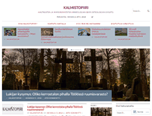 Tablet Screenshot of kalmistopiiri.wordpress.com