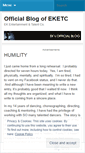 Mobile Screenshot of eketc.wordpress.com