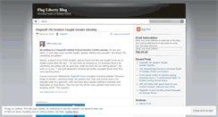 Desktop Screenshot of flagliberty.wordpress.com