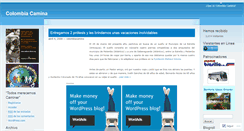 Desktop Screenshot of colombiacamina.wordpress.com