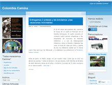 Tablet Screenshot of colombiacamina.wordpress.com