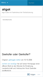 Mobile Screenshot of aligot.wordpress.com