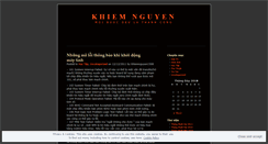 Desktop Screenshot of khiemnguyen1508.wordpress.com