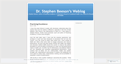 Desktop Screenshot of drbeeson.wordpress.com