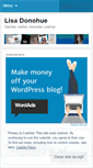 Mobile Screenshot of lisadonohue.wordpress.com
