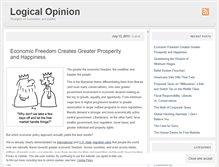 Tablet Screenshot of logicalopinion.wordpress.com