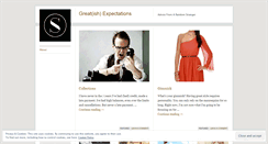 Desktop Screenshot of greatishexpectations.wordpress.com