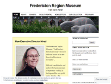 Tablet Screenshot of frederictonregionmuseum.wordpress.com