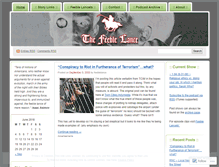 Tablet Screenshot of feeblelance.wordpress.com