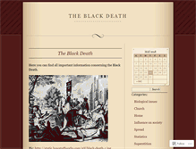 Tablet Screenshot of deathblack.wordpress.com