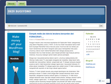 Tablet Screenshot of dedisugiyono.wordpress.com