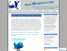 Tablet Screenshot of bullworthy.wordpress.com