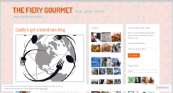 Desktop Screenshot of fierygourmet.wordpress.com
