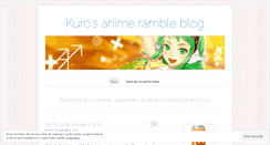 Desktop Screenshot of kuroshinko.wordpress.com