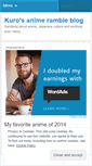 Mobile Screenshot of kuroshinko.wordpress.com