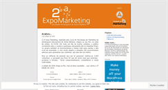 Desktop Screenshot of expomarketing.wordpress.com