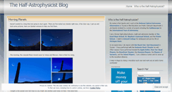 Desktop Screenshot of halfastro.wordpress.com